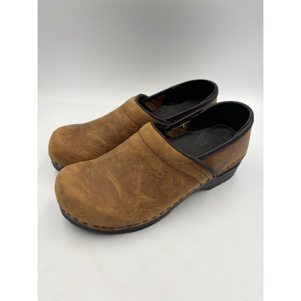Bjork Pro Leah Leather Clogs Women's US Size 8